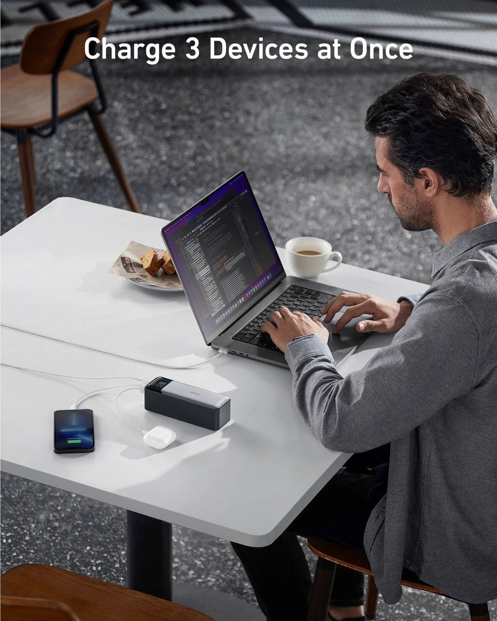 Anker 737 Power Bank (PowerCore 24K) by Glow Together | charging only ``