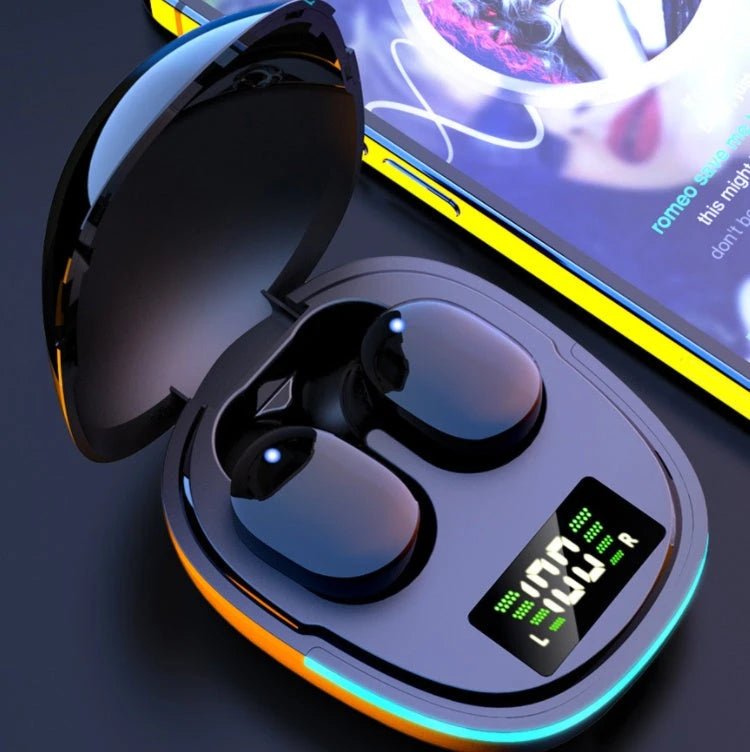G9S Bluetooth Headset Cool Breathing Light Touch Digital Headphones by Glow Together | headphone/headsets ``