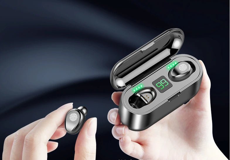G9S Wireless Earbuds — Bluetooth Earphones with LED Charging Case by Glow Together | Earbuds ``