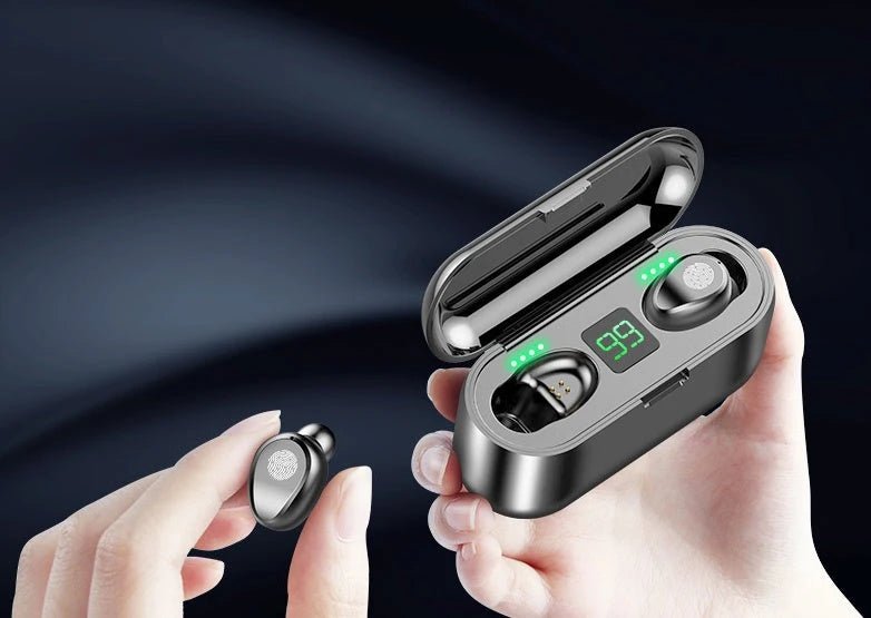 G9S Wireless Earbuds — Bluetooth Earphones with LED Charging Case by Glow Together | Earbuds ``