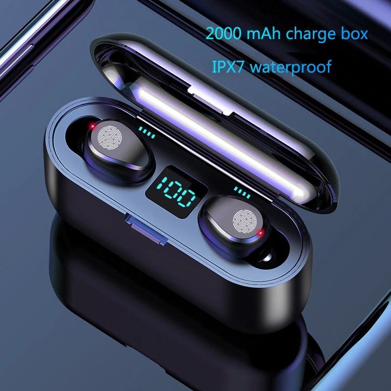 G9S Wireless Earbuds — Bluetooth Earphones with LED Charging Case by Glow Together | Earbuds ``