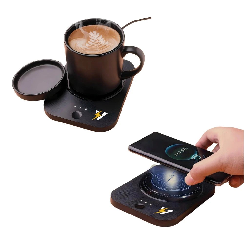 Sip & Charge 2-in-1 Wireless Charger & Mug Warmer by Glow Together | Electronics ``