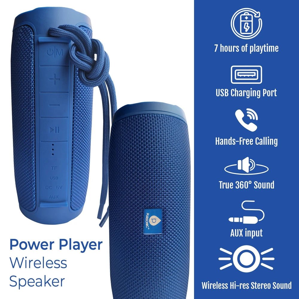 Total Audio Freedom Collection – Wireless Earbuds + Extended-Play 360° Speaker + Waterproof Suction Speaker by Glow Together | Electronics ``